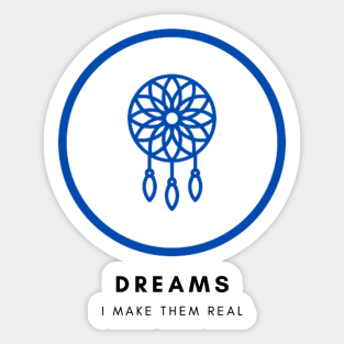 Dreamcatcher Navy Sticker